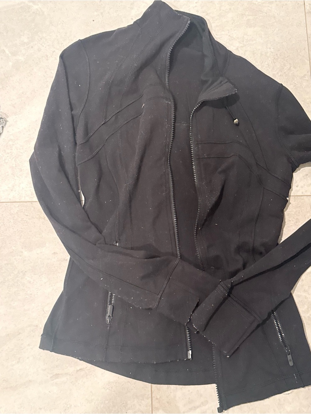 SO Black Bomber-Style Zip Jacket